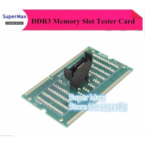 DDR2 & DDR3 memory slot tester card for laptop motherboard Notebook Laptop with LED