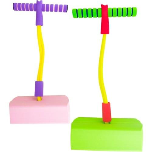 Frog Jumping Horse Stick Jumper For Kids Children Outdoor Playing Leapfrog Exercise Sports Games Fitness Sense Training Toy