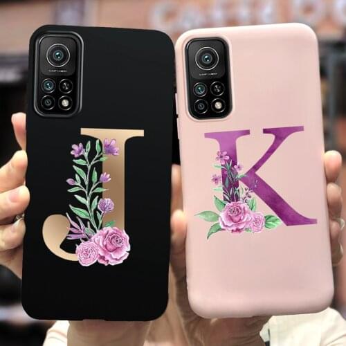 Cute Letters Case For Xiaomi Mi 10T 5G Cover Soft Slim Fundas For Xiaomi Mi 10T Pro Lite 5G Phone Case Mi 10 T Lite Mi10T Bumper
