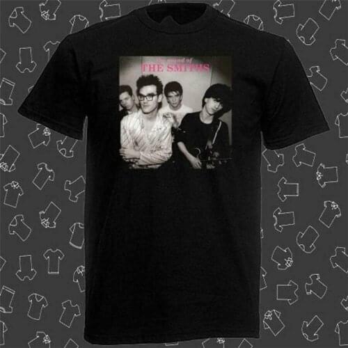 New The Smiths English Rock Band Legend MenS Black T-Shirt Usa Size S To 3Xl Men Clothes Tee Shirt
