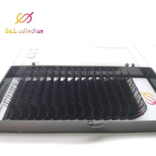 16lines 5-20mm 7mm-17mm Eyelash Extension Individual Eyelashes Matte Black Natural Eyelashes Maquiagem Cilios Make Up Tools