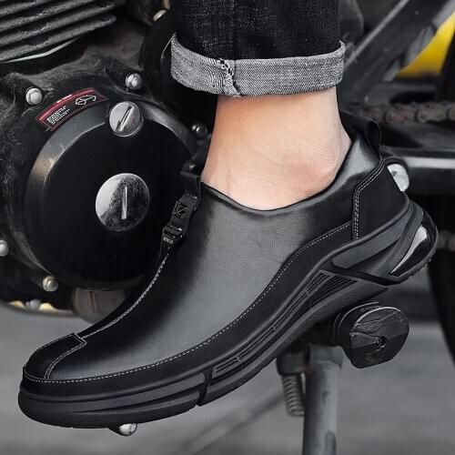 New Italian Comfortable Leather Man Loafers Fashion Designer Mens Slip On Driving Shoes Men Brand Moccasins Male Outdoor Flats