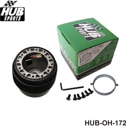 Racing Steering Wheel Hub Adapter Boss Kit for Honda Civic 96-00 6 Bolt Hole Racing Steering Wheel HUB-OH-172