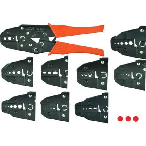 Terminal tool ratchet crimper LS series heavy duty crimping tool for different types of terminals carbon steel crimper