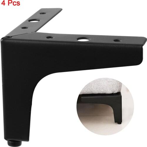 4Pcs Furniture Legs Height Sofa Bed Stand Feet Reusable Metal Triangle Cabinet Cupboard Foot Anti Slip Table Chair Bracket Legs