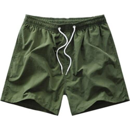 New Summer Mens Beach Shorts Casual Breathable Versatile Men Hot Sale Solid Color Shorts Swim Board Gay Bodybuilding Shorts