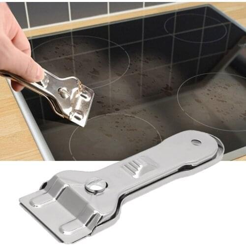 1PC Multifunction Glass Ceramic Hob Scraper Cleaner Remover With 5pcs Blade For Cleaning Oven Cooker Tools Utility Knife