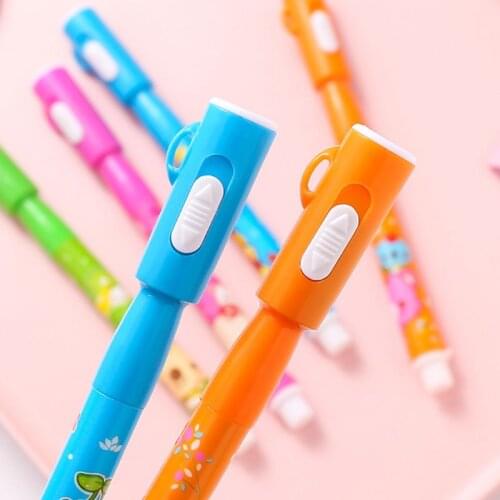 2 In 1 UV LED Light Ultra Violet Flashlight Marker Drawing Penlight Highlighter Invisible Ink Pen School Office Stationery
