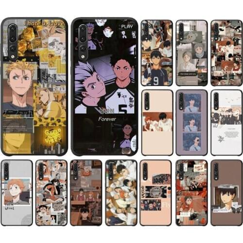 YNDFCNB Anime Haikyuu Luxury Soft Phone Case For Huawei P20 P30 Pro P20 P30 lite P smart Z Y5 Y6 Y7 Y9