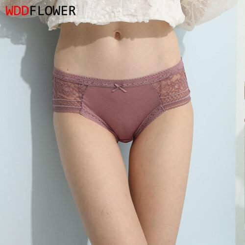 3 pack Womens 100% Silk Lace Thin Sexy Panties Briefs Underwear Lingerie M L XL TG005