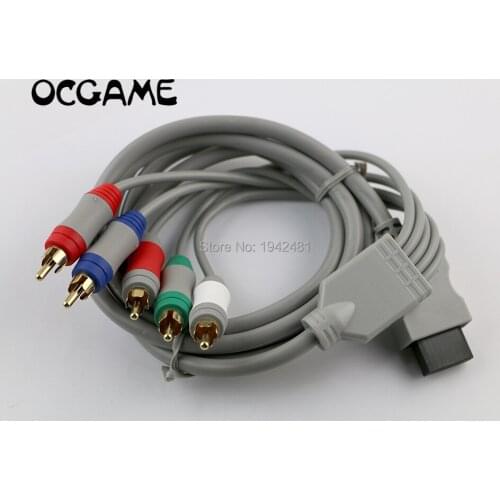1pcs High quality 1.8m Component HD HDTV AV Adapter Cable Audio Video 5 RCA For Nintendo Wii game cable
