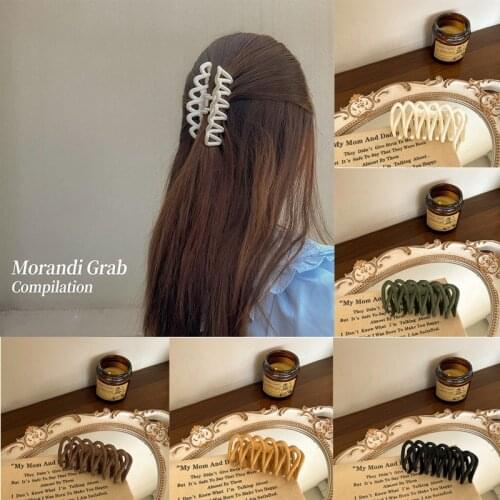 1PC Woman Cross Hair Claws Chic Barrettes Hair Clips Hairpins For Ladies Hairgrip Headwear Girls Ornaments Crab Hair Accessories