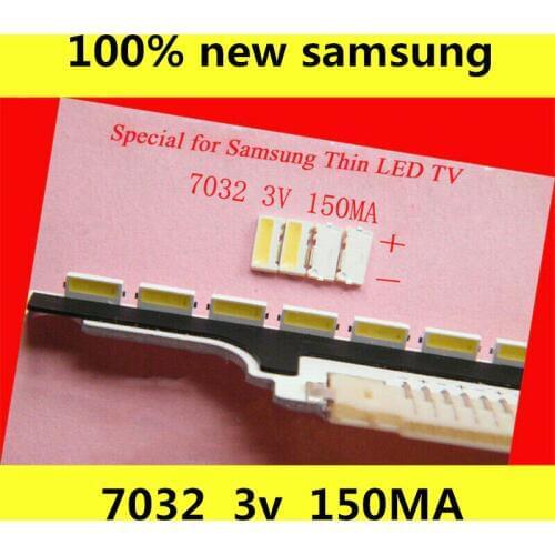 1000piece/lot 100% new FOR repair Samsung LCD TV LED backlight Article lamp SMD LEDs Side shine 3V 7032 Cold white light