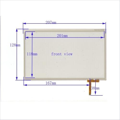 207*128mm 4lines resistance screen this is compatible blass suitable 207mm*128mm