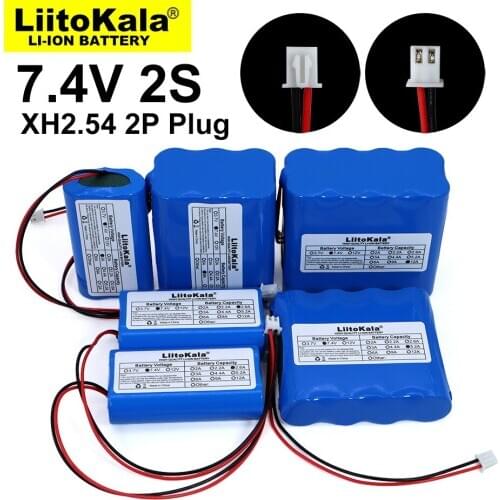 7.4V 18650 Lithium Battery Pack 2S 2.6ah 3ah 6ah 9ah Fishing LED Light Bluetooth Speaker 8.4V Emergency DIY Batteries with PCB