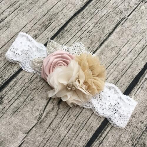 Free Shipping Flower Girl Headband Kids Hair Accessories Photo Prop
