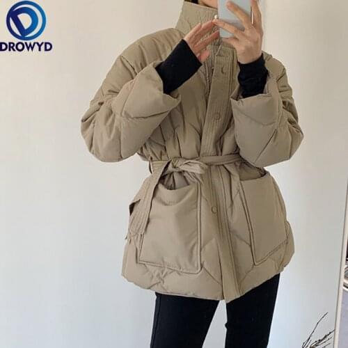 Женские зимние парки DROWYD China At AliExpress