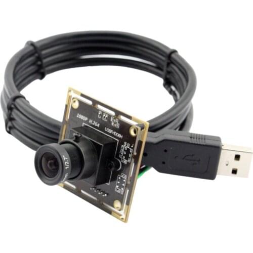 H.264 2MP 30fps 1920*1080 Sony IMX322 usb Security & Protection camera Low illumination USB Camera module board with 2.1mm lens