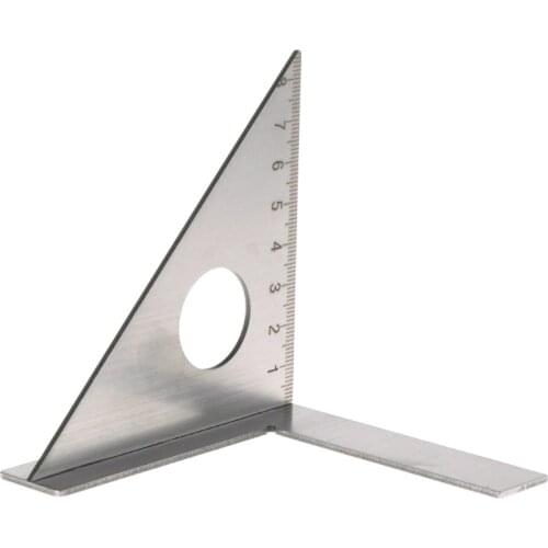 Superb Woodworking Ruler Square Layout Miter Triangle Rafter 45degree 90 degree Metric Gauge