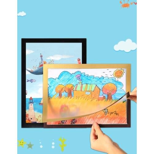Magnetic Picture Frame Home A4 A3 Poster Cover Refrigerator Wall Wall Decor Pictures Photo Certificates Magnetic Photo Frame