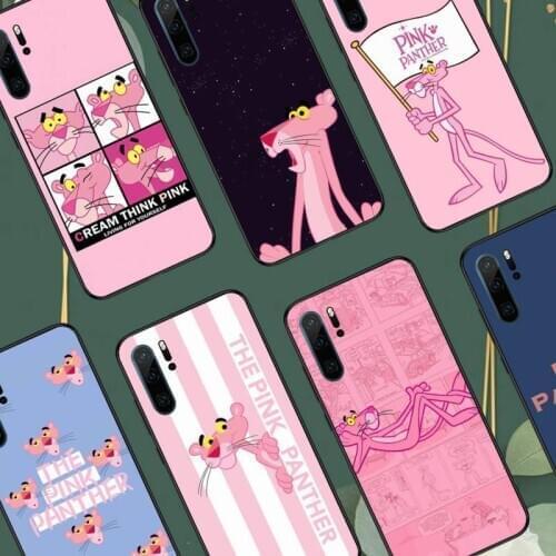 Cute funny cartoon Pink Panther Phone Case For Huawei honor Mate P 9 10 20 30 40 Pro 10i 7 8 a x Lite nova 5t