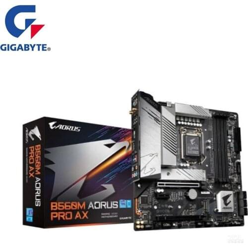 NEW For Gigabyte GA B560M AORUS PRO AX Motherboard LGA 1200 B560 Desktop Mainboard Support i3 i5 i7 10400F 10400 10100F 10700K