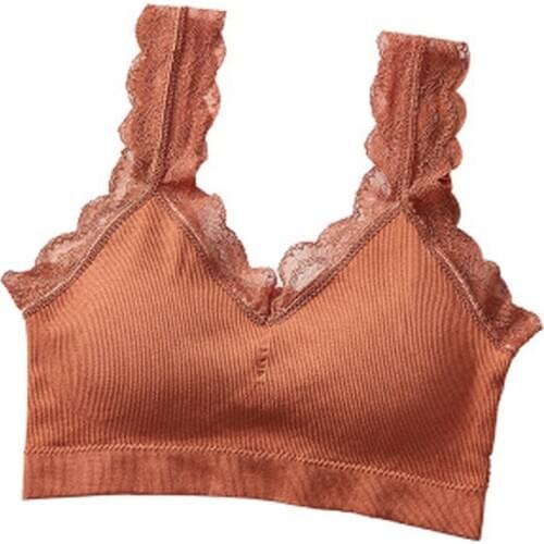 New Women Laces Yoga Bras Tops Lady Push Up Cotton Sport Sexy Bra Women Intim Lingerie Top Fitness Gym Bra