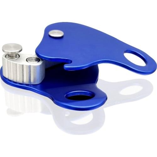 Climbing Equipment Descender Gear Stop Descender for 10-13mm Rope Clamp Grab Rescue Rappel Ring Climbing Safety Equipment