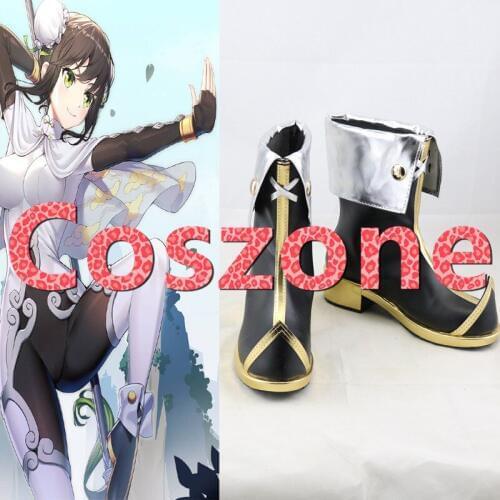 FGO Fate Grand Order Qin Liang Yu Cosplay Shoes Boots Halloween Carnival Party Cosplay Costume Accessories
