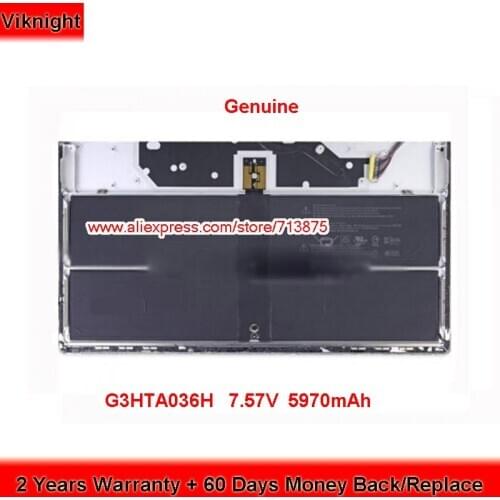 Genuine G3HTA036H DYNK01 Battery for Microsoft Surface Laptop 1769 7.57V 5970mAh