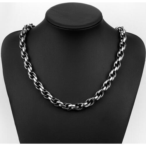 Popular classic mens characters necklace N065 necklace jewelry selling factory direct N925 Silver color