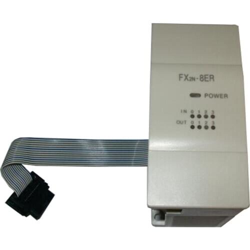 Brand New Original FX2N-8ER PLC 24VDC Extension Unit 4 DI 4 DO Relay Modular