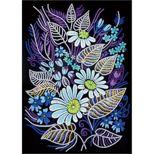 Glows in the dark Flowers5D DIY luminous diamond painting Special Shaped Diamond Embroidery Cross Stitch Rhinestone Home Decor