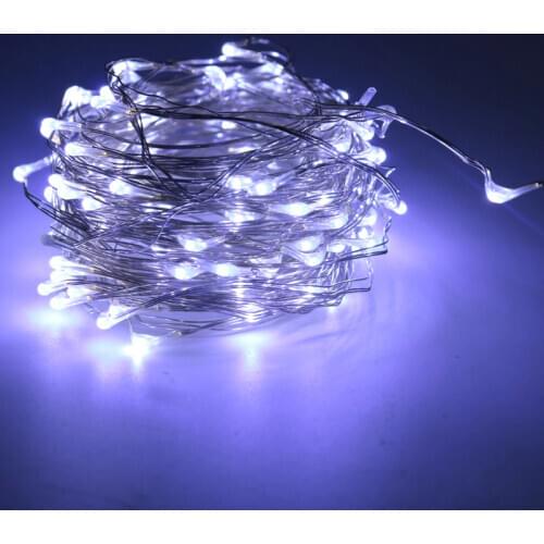 Garland Lights LED Copper String Wire 5M 10M Holiday Lighting Fairy Light DC 12V Wedding Bottle Decorative Lamp White Pink Red