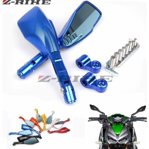 Universal Moto Motorcycle Scooters Racer Rearview Back Side View Mirror For yamaha R1 R3 R6 FZ6 tmax530 kawasaki Z750R Z1000