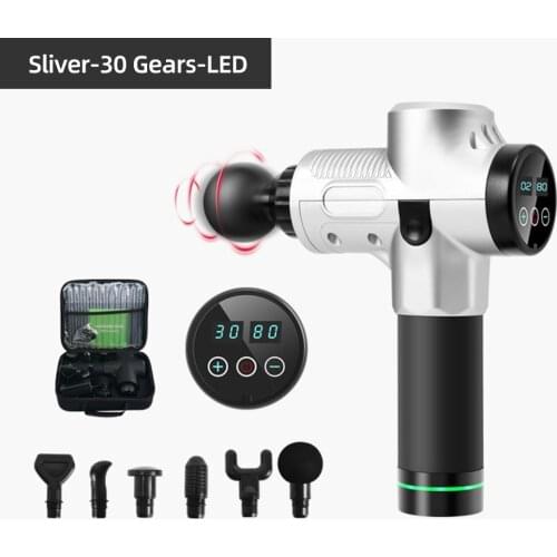 High Frequency Massage Gun Muscle Massager Relax Body Relaxation Electric Massager with Portable Bag for Fitness