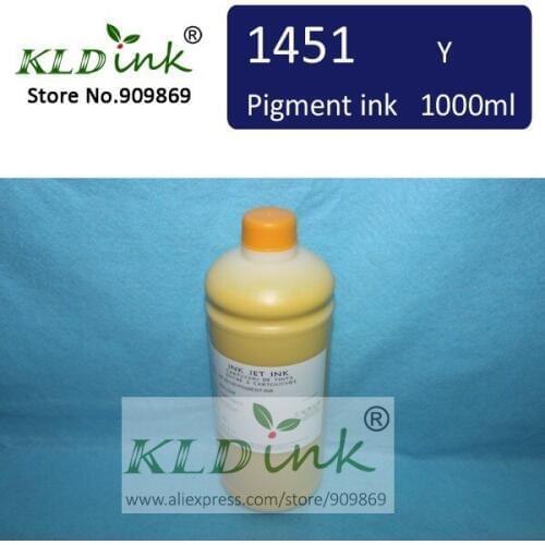 1PCS x 1000ml Compatible BCI1451 BCI-1451 YELLOW Pigment ink for W6200 W6400 Large Format Printer