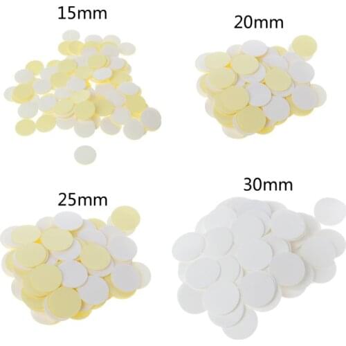 100Pcs Clear Invisible Round Double Sided Silicone Self Adhesive Dots Stickers Adhesive Dots