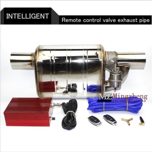 2.5" Exhaust System Stainless Steel Electric Exhaust CutOut Valve With Electronic Remote Control Switch Muffler exhaust pipe