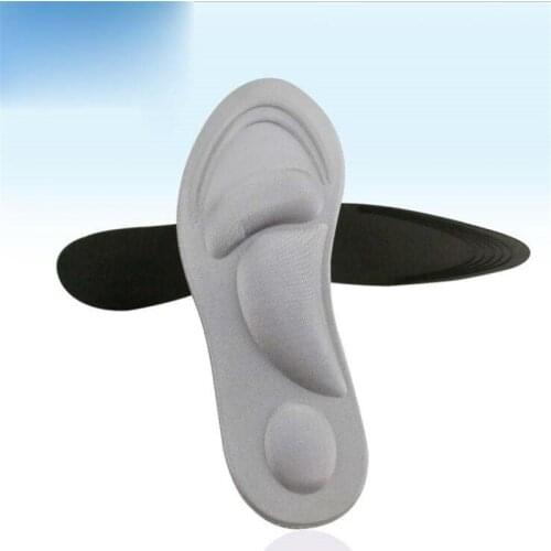 4D Stretch Breathable Deodorant Running Cushion Insoles For Feet Man Women Insoles For Shoes Sole Orthopedic Pad