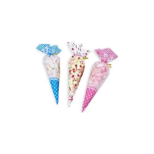 500 Pcs Cellophane Packing Bag Candy Bags Gift Bags Friendly Chocolate Sweet Popcorn Plastic Bag