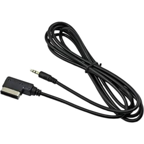 Car 3.5mm AUX Audio Cable Music Interface Adapter Compatible for A3 A4 S4 A5 S5 A6 A8 Q5 Q7 R8 TT Jetta Passat Golf Mk5