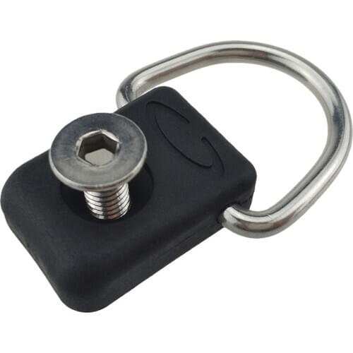 Marine Canoe Kayak Stainless Steel D-Ring Fishing Rigging W/ Screws