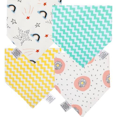 Baby Bandana Drool Bibs - Bandana Bibs for Boys, Girls Super Absorbent Organic Cotton Baby Bibs for Infant, Toddler