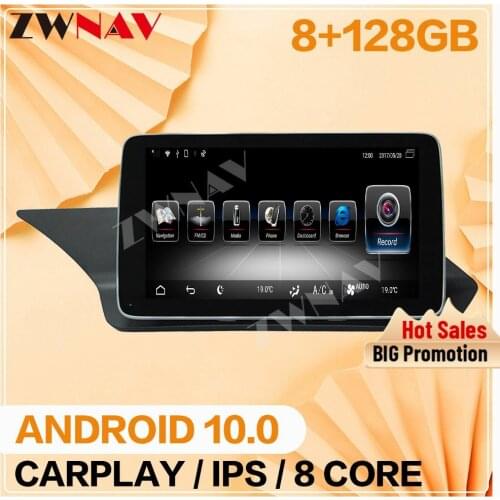 For Mercedes Benz E 2009-2011 2012 Carplay 8+128G Android 10.0 Screen Multimedia Player Radio Stereo Cassette Recorder Head Unit