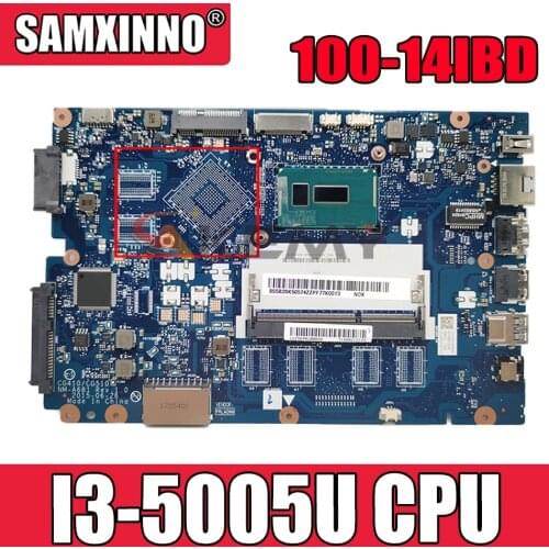 Laptop motherboard For LENOVO Ideapad 100-14IBD I3-5005U 14' Inch Mainboard CQ410 CQ510 NM-A681 5B20K50557 SR27G