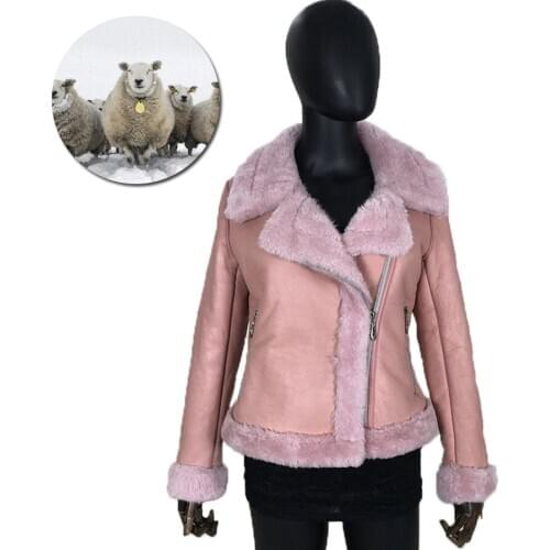 Jackets Genuine Leather Coat Outerwear Short Autumn Winter Women Warm Casual Overcoat High Quality