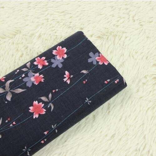 Hot high quality Cotton and linen fabrics Beautiful printing fabrics for patchwork Handmade DIY bag dress fabric Microhardness