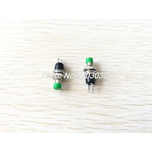 5 Pcs PBS-101 2Pin Momentary Mini Push Button On-Off Switch 0.5A 125V Push Open