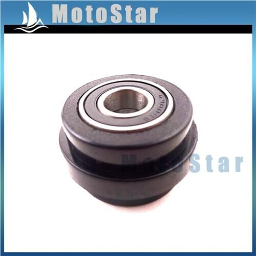 Black 10mm Lip Chain Roller Tensioner Pulley Guide For Pit Trail Dirt Motor Bike Mini MX Motocross Motorcycle